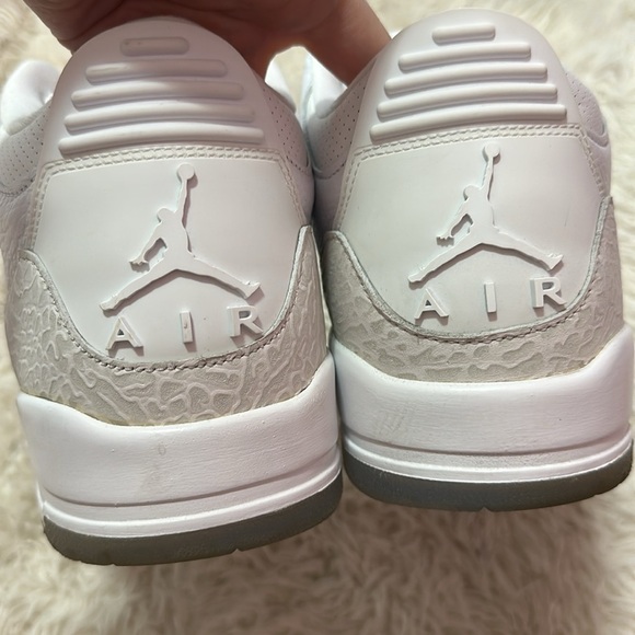 Nike Air Jordan 3 Retro Pure Money triple White - Picture 3 of 6